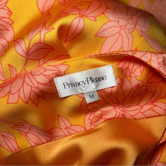 Privacy Please Skylar Maxi Dress in Marigold Ana Floral Size Medium - Picture 8 of 10